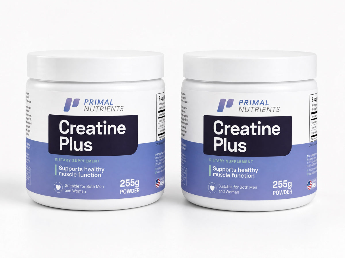 2 Pack - Primal Creatine Plus: Strength, Recovery, and Muscle Fuel in Every Scoop