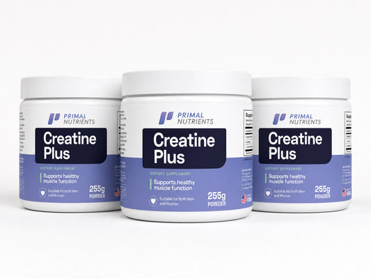 3 Pack - Primal Creatine Plus: Strength, Recovery, and Muscle Fuel in Every Scoop